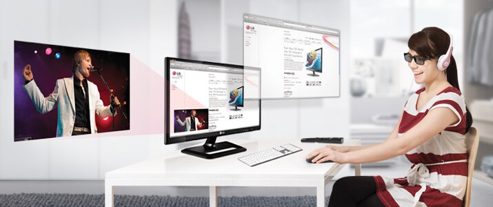 Divi vienā: televizors + monitors